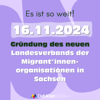 Gründung des neuen Landesverbands der Migrant*innenorganisationen in Sachsen